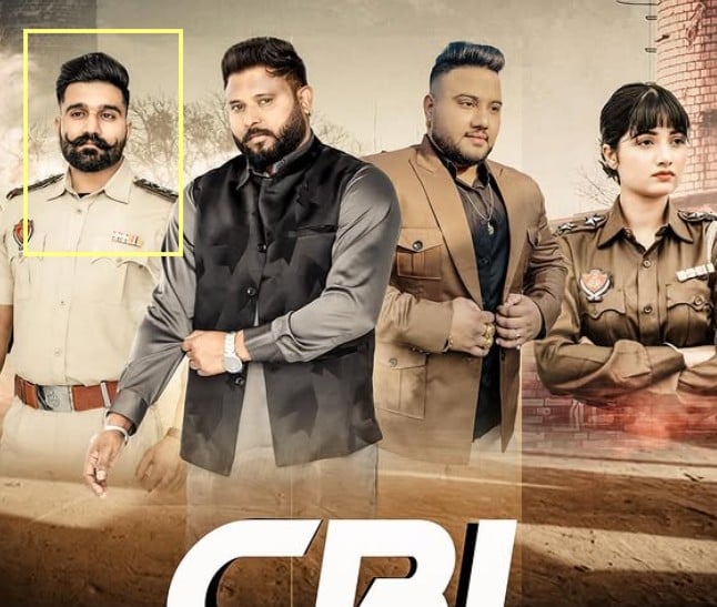 Rana Balachauria on the poster of the song CBI