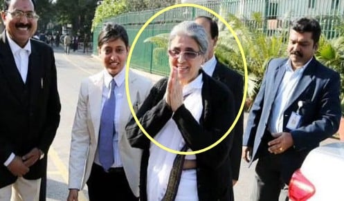 Ranjana Desai with her juniors and colleagues