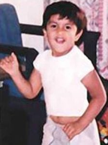Ranveer Singh as a child