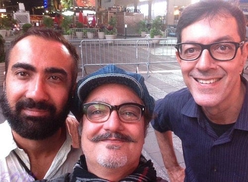 Ranvir Shorey with Vinay Pathak and Rajat Kapoor