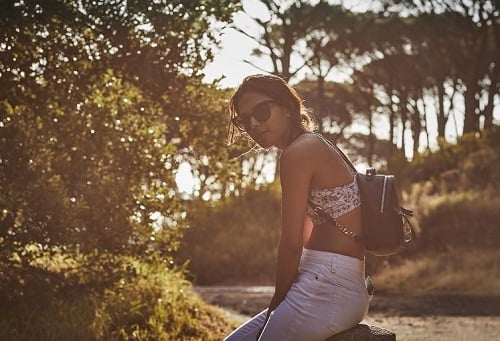 Ranya Rao during her vacation