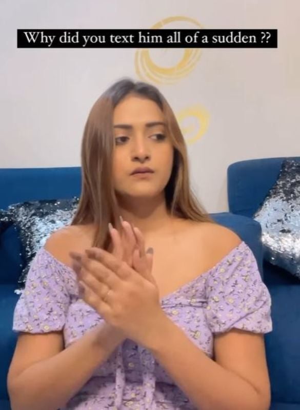 Rashika Dobriyal in one of her Instagram reels