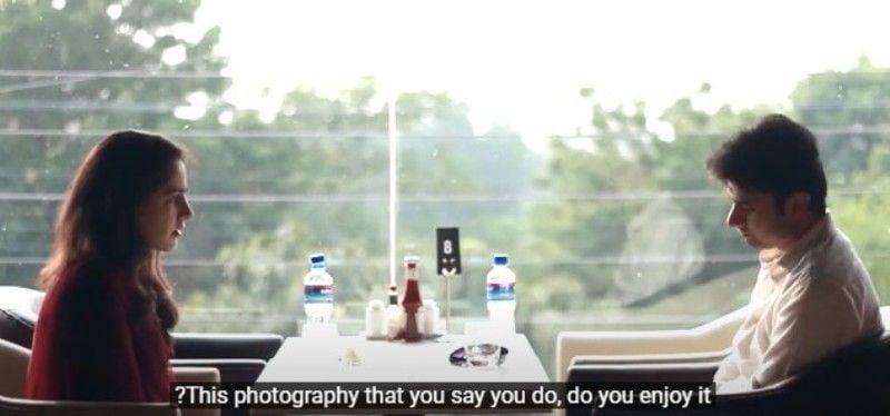 Rasti Farooq (left) in a still from the Pakistani short film The Letters of Mikael Muhammad (2019)