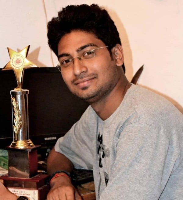 Ravi Gupta during his early days in Delhi