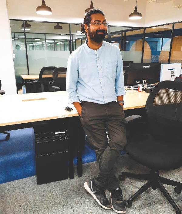 Ravi Gupta while working as a content manager
