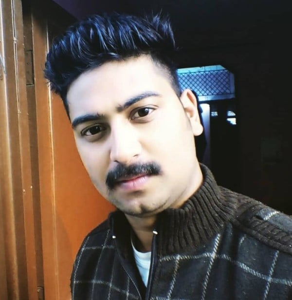 Ravi Gupta while working as an illustrator