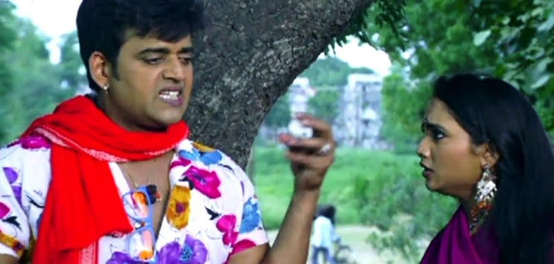 Ravi Kishan in a still from the film Kaisan Charitar Ba