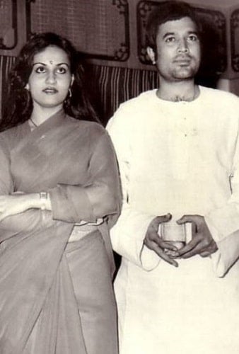 Reena Roy with Rajesh Khanna
