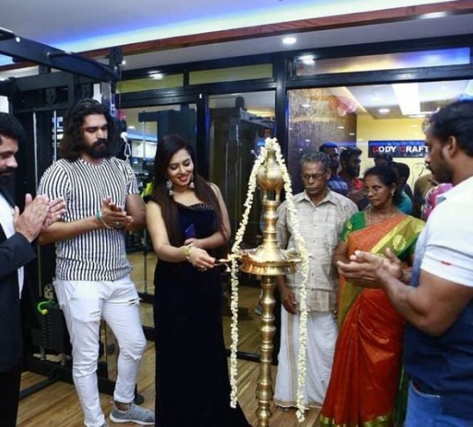 Remya Panicker for a mall inauguration