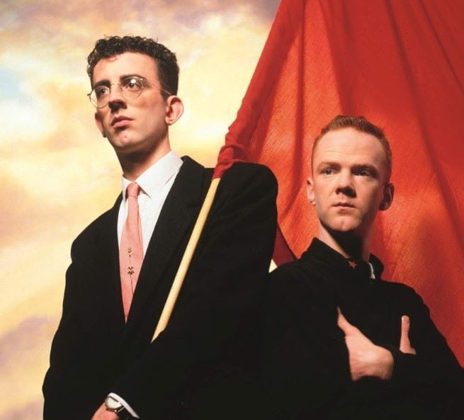 Reverend Richard Coles (left) with fellow Communard Jimmy Somerville