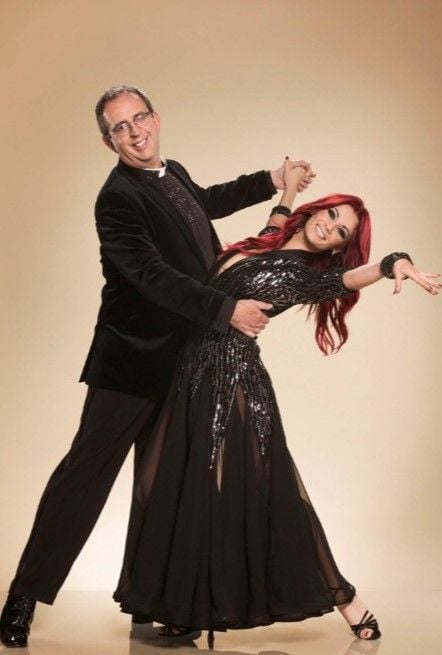Reverend Richard Coles with Dianne Buswell on Strictly Come Dancing