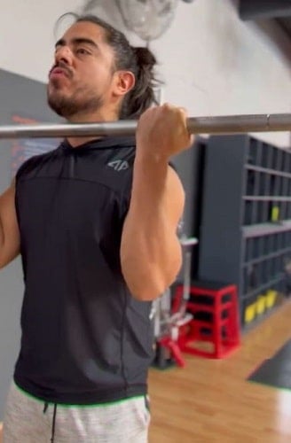 Rey Grupero at a gym