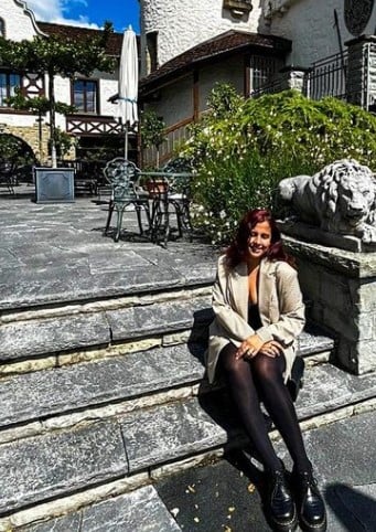 Rhiti Tiwari while enjoying a holiday