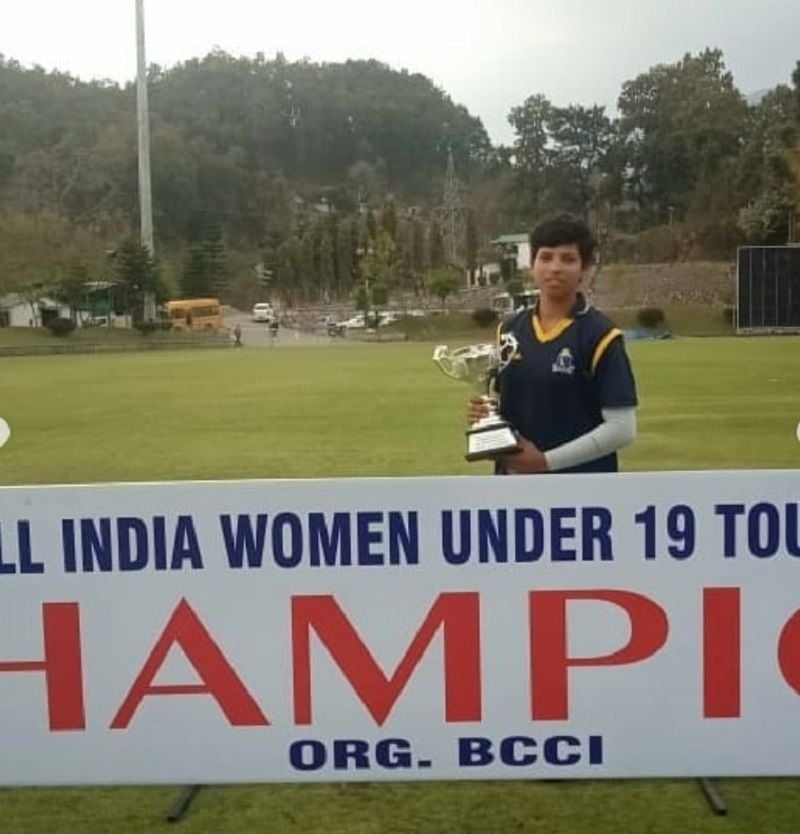 Richa Ghosh wins a tournament in the Bengal U-19 team
