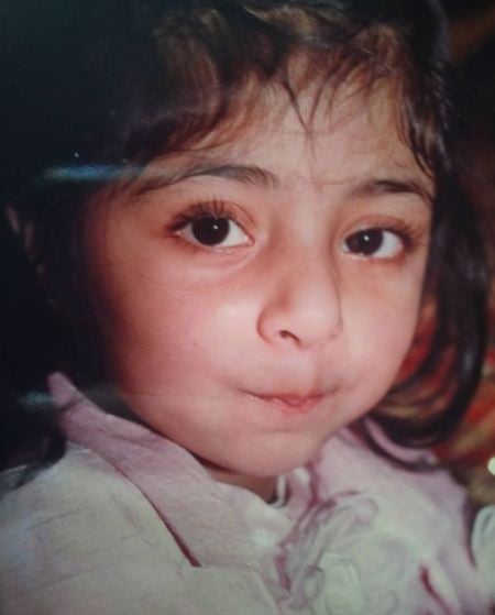 Ridhima Arora in childhood