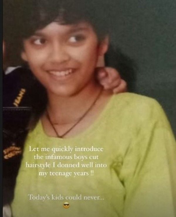 Rijuta Ghosh Deb during her teenage years