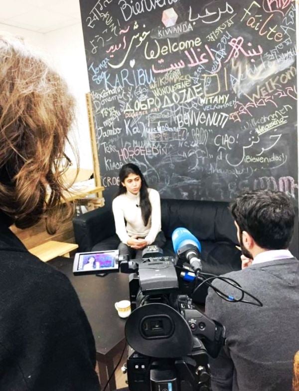 Rima Hassan, the founder of Refugee Camps Observatory, speaking to Agence France-Presse about the impact of the COVID-19 pandemic on refugees