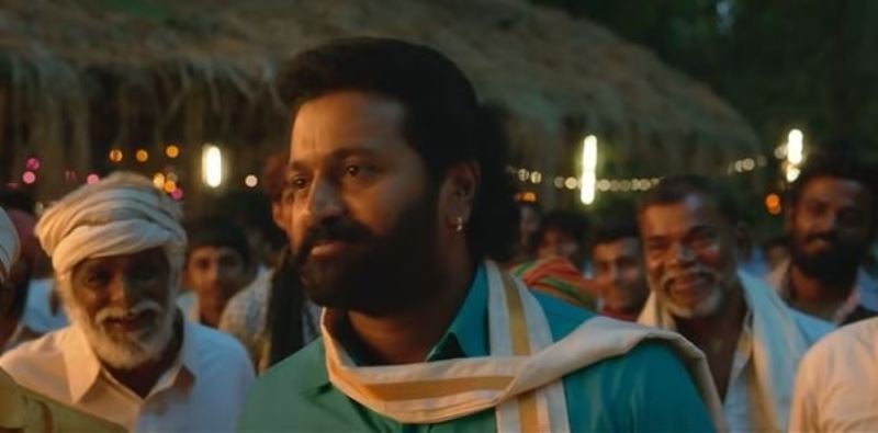 Rishab Shetty in a still from the 2022 Kannada film 