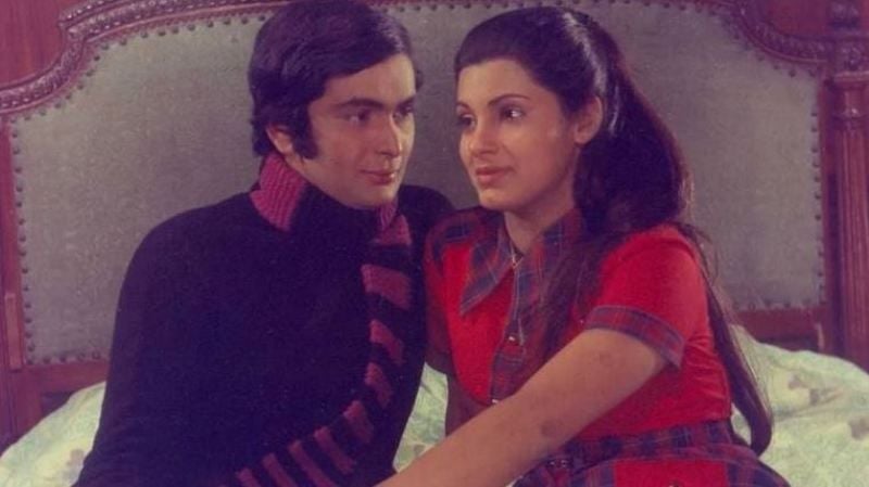 Rishi Kapoor and Dimple Kapadia in Bobby