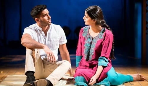 Rishi Nair in a stage play