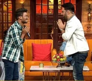 Rishi Singh (left) with Kapil Sharma