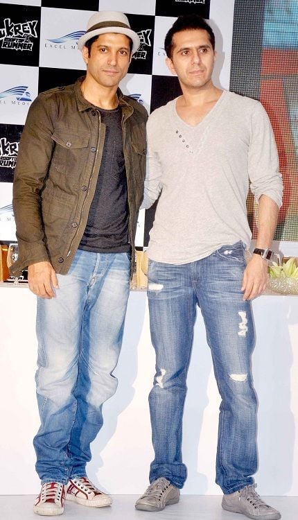Ritesh Sidhwani with Farhan Akhtar