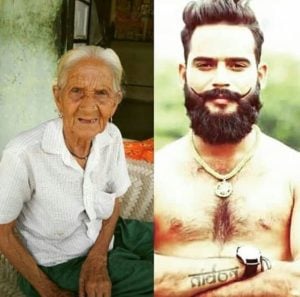Robbin Gujjar and his Grandmother Shyamvati