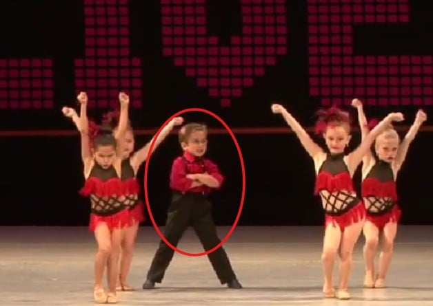 Robert Timothy Smith during a dance competition