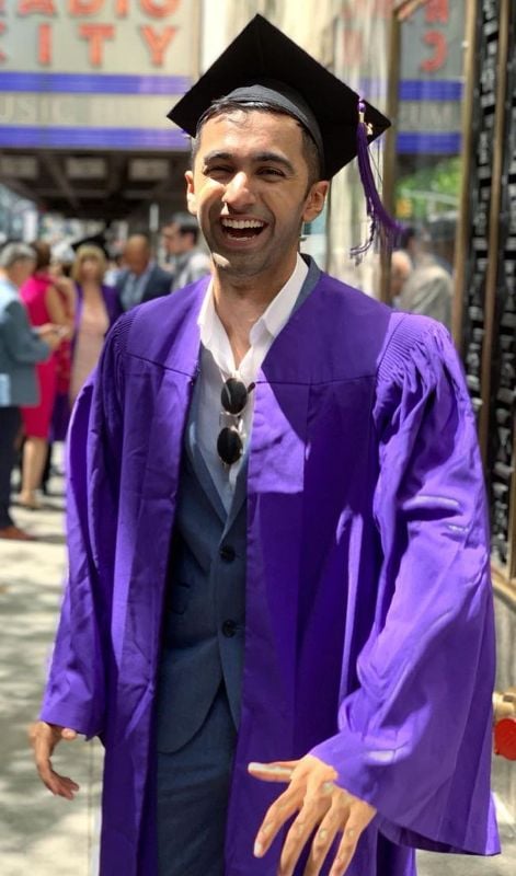 Rohan Gurbaxani after completing his bachelor