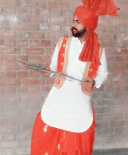 Rony Ajnali during his college Bhangra days