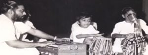 Roop Kumar Rathod Playing the Tabla in his Childhood