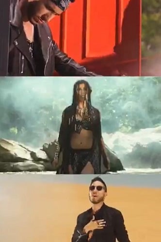 Rosa Caiafa in a music video