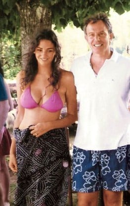 Rose Hanbury with Tony Blair
