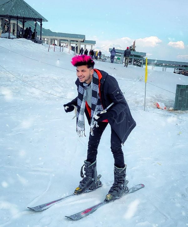 Roshan (Rosh) Gupta on a trip to Kashmir