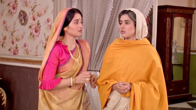 Roshni Bhattacharyya in a still from the 2017 Bengali TV series ‘Karunamoyee Rani Rashmoni’