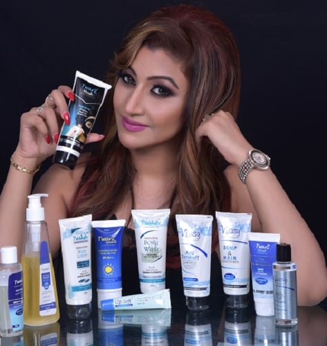 Roshni Kapoor endorsing a brand