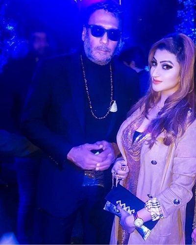 Roshni Kapoor with Jackie Shroff