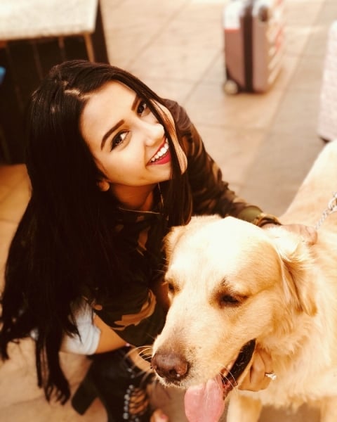 Roshni Walia loves dogs