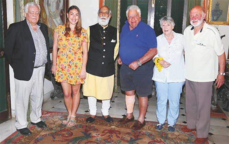 Roxanne at one of the events with her father