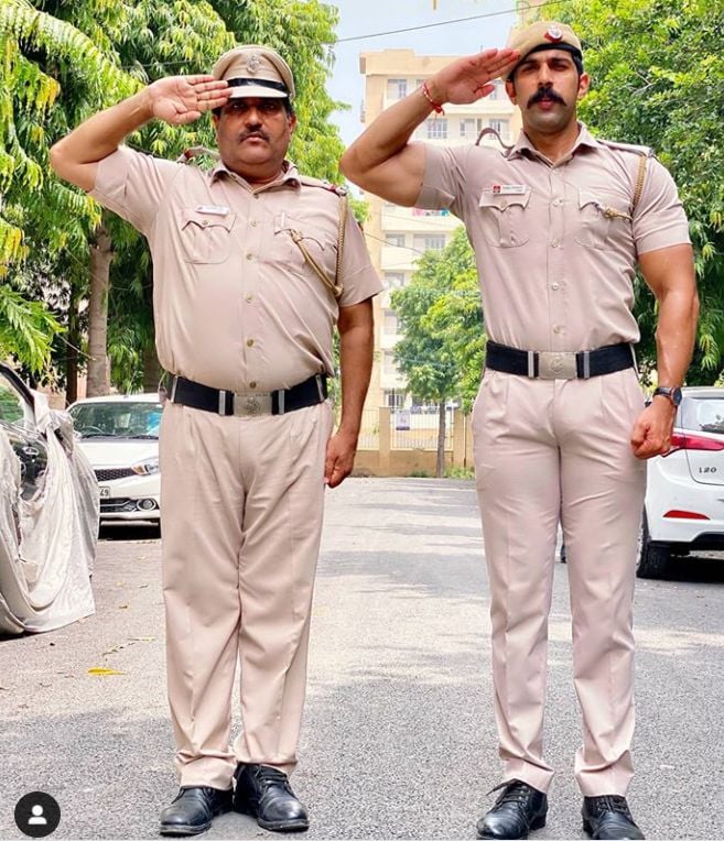 Rubal Dhankar along with his father