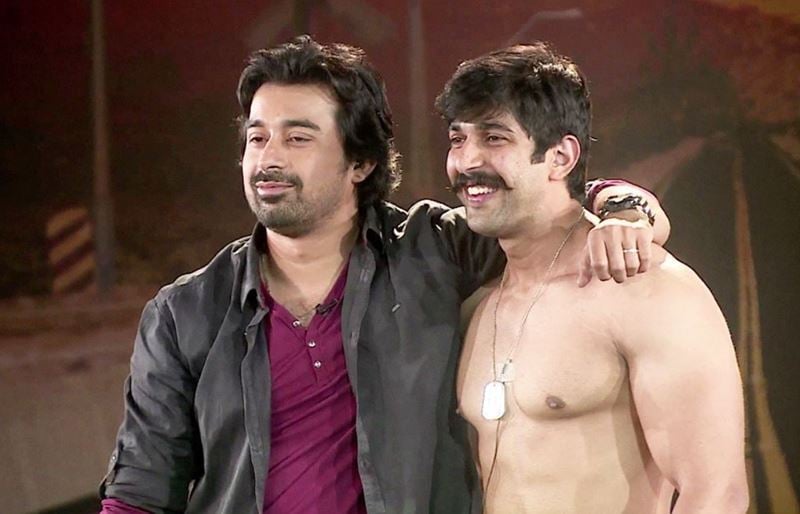 Rubal Dhankar with Rannvijay Singha after getting selected in Roadies X4
