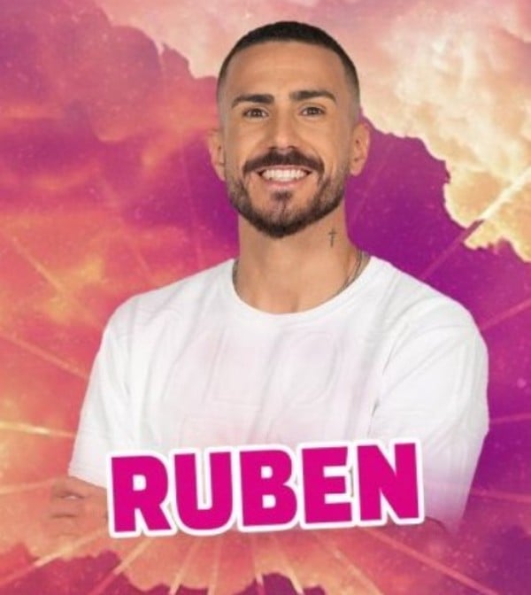 Ruben Silvestre on the promotional poster of the Secret Story - Casa dos Segredos