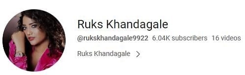 Ruks Khandagale