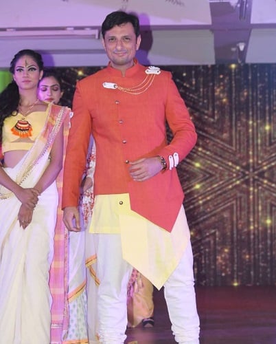 Rushad Rana in a fashion show