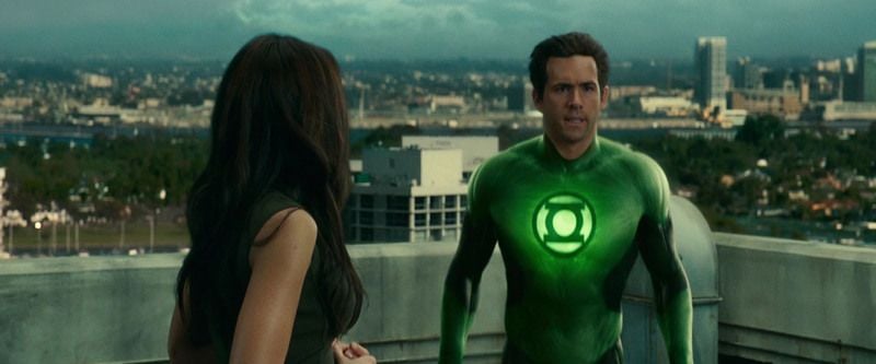 Ryan Reynolds in a still from the American superhero film titled ‘Green Lantern’ (2011)