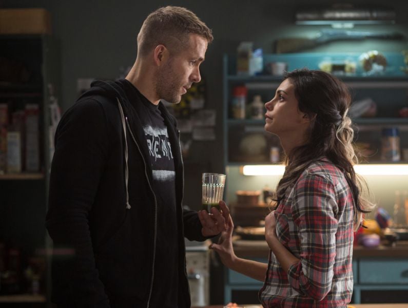 Ryan Reynolds (left) in a still from the American superhero film titled 