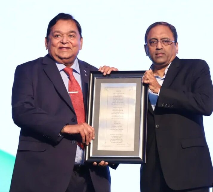 S N Subrahmanyan with Anil Manibhai Naik