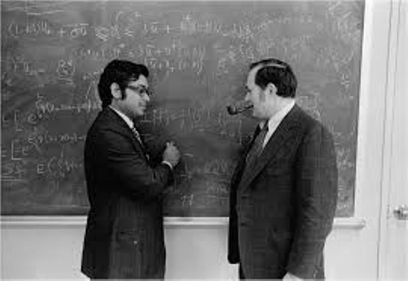 S. R. Srinivasa Varadhan with Monroe Donsker