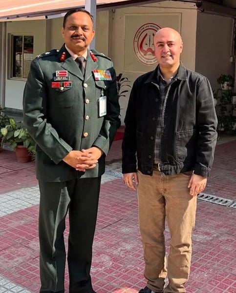 SS Sharda while serving as the ADG Strategic Communication of the Indian Army