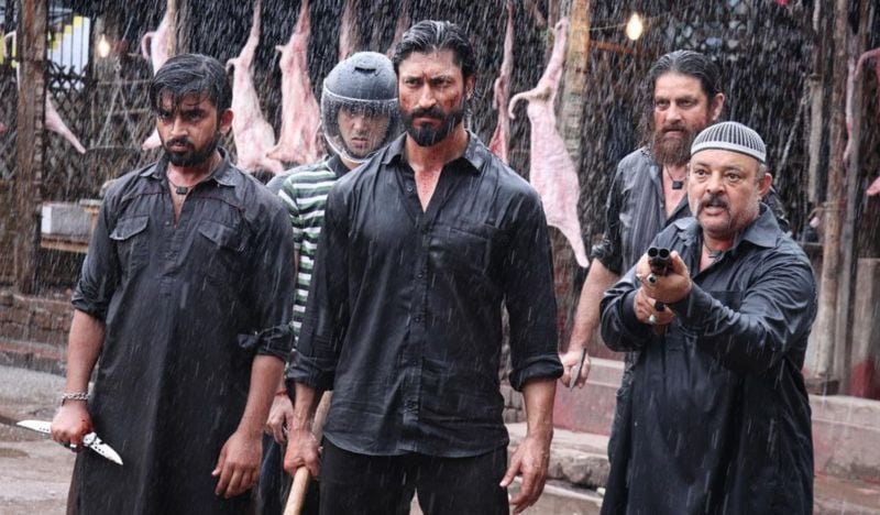 Saad Bilgrami (extreme left) in a still from the Hindi film titled 